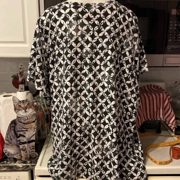 L womens Roamans casual short sleeve stretch plus size top 4X - Picture 2 of 4